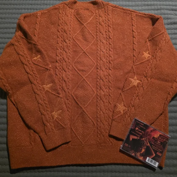 Taylor Swift Life Of A Showgirl Cardigan Med/Large & CD Sealed. - Picture 7 of 7